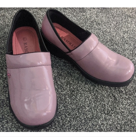 Rasolli Slip On Clogs Shoes Women’s Size 8.5 Breast Cancer Awareness Pink. - Picture 12 of 12